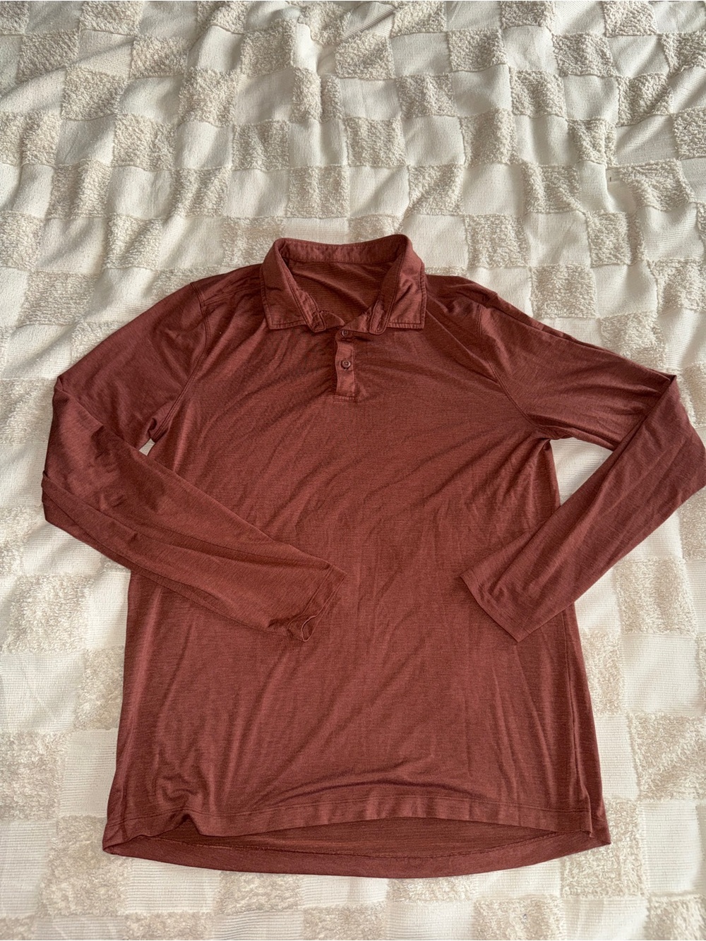 Lululemon Evolution Long-Sleeve Polo Shirt size L